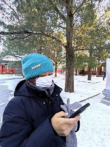 2023 12 PEKIN- UNIVERSITE LANGUES ETRANGERES SOUS LA NEIGE (20)